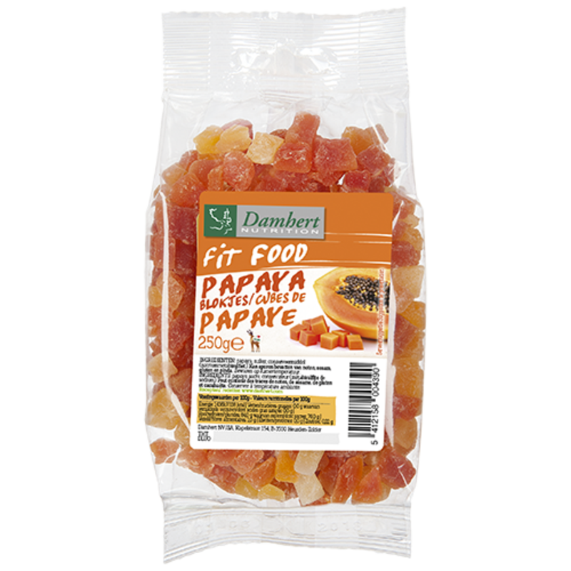 Damhert Papaya blokjes