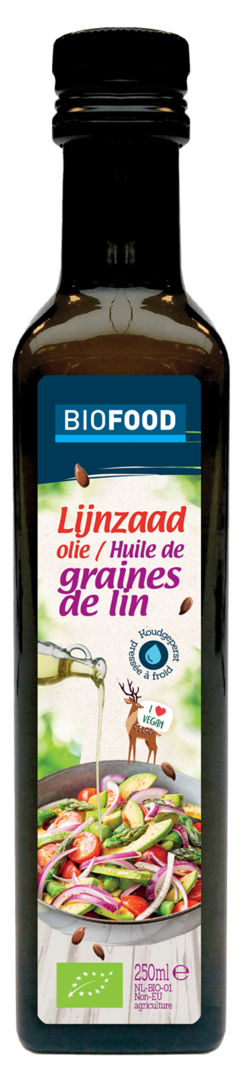 Biofood lijnzaadolie koud geperst