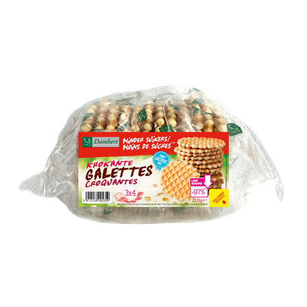Damhert Krokante Galetten Lactosevrij