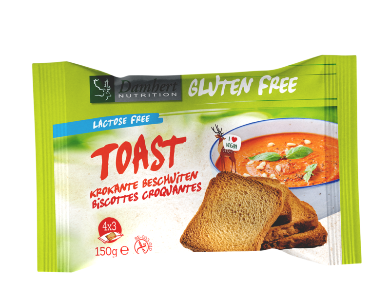 Damhert Toast Gluten- en Lactosevrij