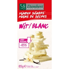 Damhert No Sugar Addedd Chocoladetablet wit