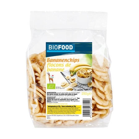 Biofood Bananenchips zak