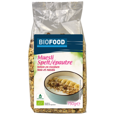Biofood Spelt Muesli Noten-Rozijnen
