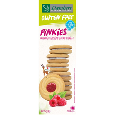 Damhert Pinkies Framboise biscuits creme vanille