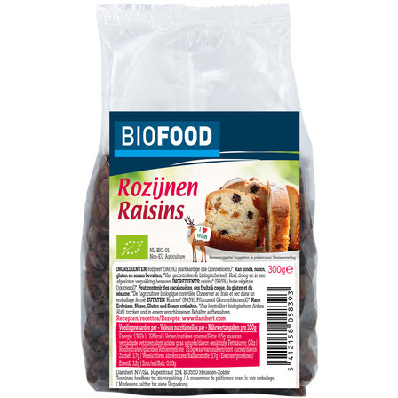 Biofood Rozijnen