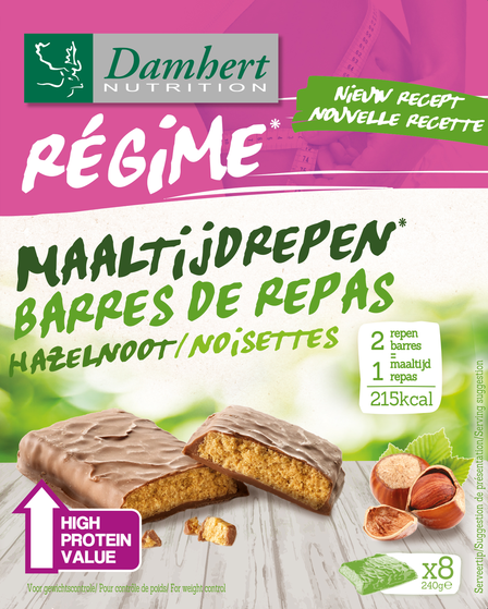 Damhert Regime maaltijdreep hazelnoot