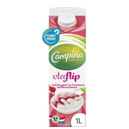 Campina Vlaflip Framboos 1 L