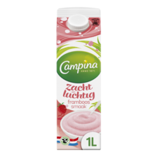 Campina Dessert Zacht en Luchtig Framboos 1 L