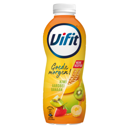 Vifit Goedemorgen! Zuiveldrink Aardbei/Kiwi/Banaan 400 ml