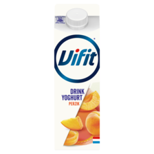 Vifit drinkyoghurt perzik 500 ml