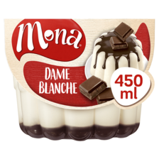 Mona Dame Blanche pudding met chocoladesaus 450 ml