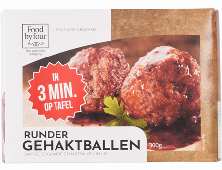 Food By Four Runder Gehaktballen