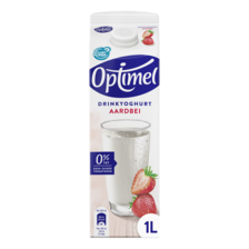 Optimel Drinkyoghurt aardbei 0% vet 1 x 1 L