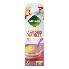 Melkan Dubbelvla Aardbei-Vanille