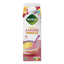 Melkan Dubbelvla Aardbei-Vanille