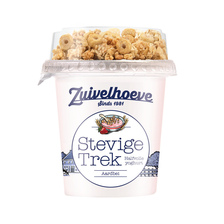 Zuivelhoeve stevige trek aardbei