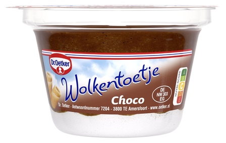 Dr. Oetker wolkentoetje chocolade