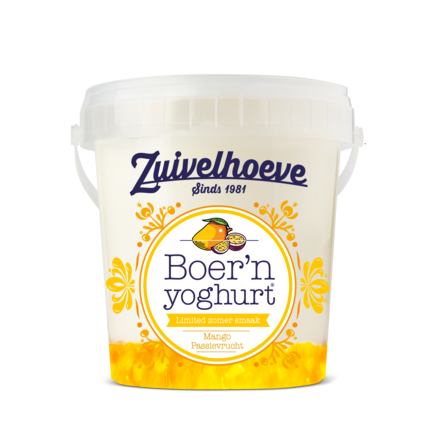 Zuivelhoeve Boer'n yoghurt mango passievrucht