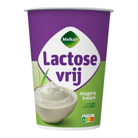Melkan Lactosevrije Magere Kwark