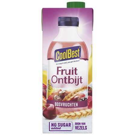 CoolBest Fruitontbijt Bosvruchten 0,75 L