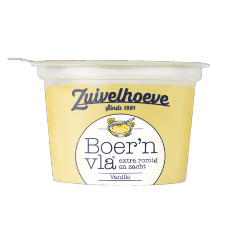 Zuivelhoeve Boer'n Vla Vanille