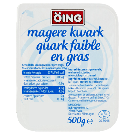 Konings Magere Naturel Kwark