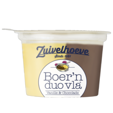 Zuivelhoeve Boer'n Duo Vla Vanille Chocolade