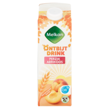 Melkan Ontbijtdrink Perzik Abrikoos 500 ml