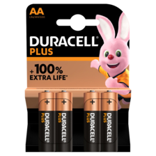 Duracell Plus AA-alkalinebatterijen