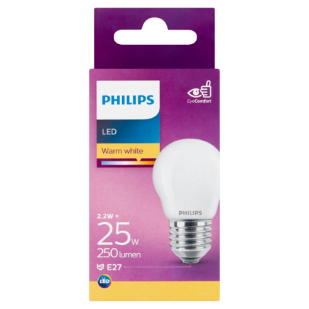 Philips LED Lamp Warm White 2.2W E27