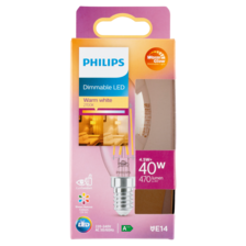 Philips Led Lamp Dimbaar Warm Wit 40W - E14