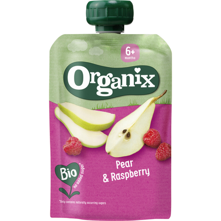 Organix Knijpfruit Peer-Framboos