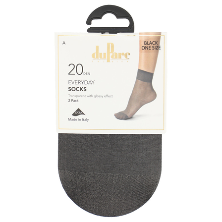 DuParc Sokken Lycra 20DEN zwart OS