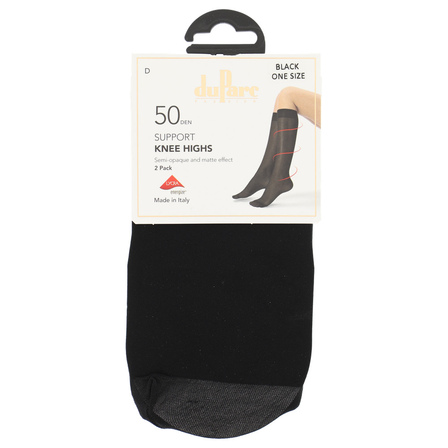 DuParc Kniekousen  Support 40d zwart