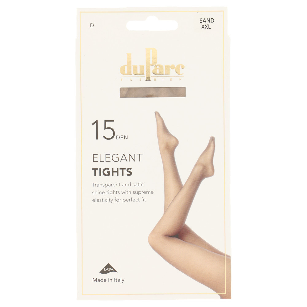 Panty Lycra 15DEN Satijn sand XXL