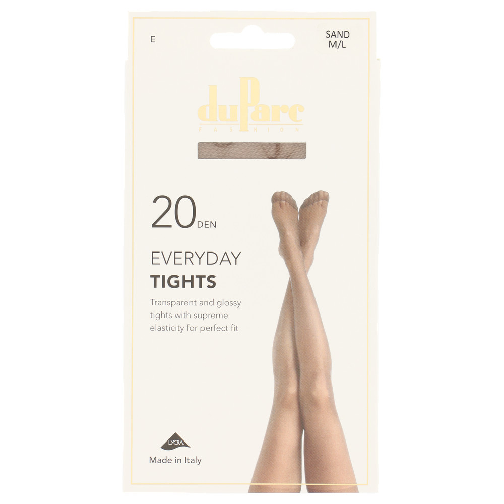 Panty Lycra 20d Glans sand M-L