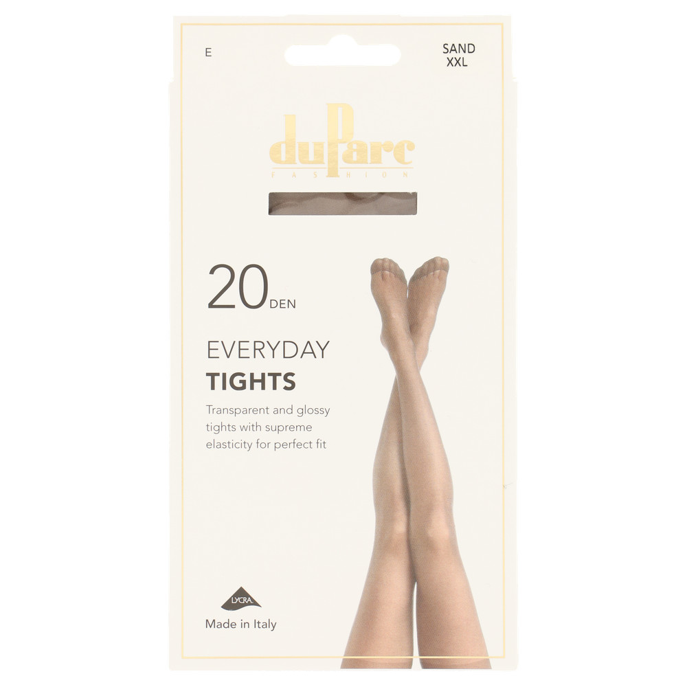 Panty Lycra 20d Glans sand XXL