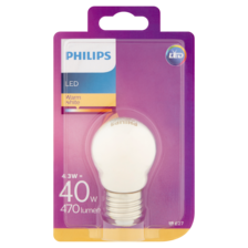 Philips LED Warm White 4.3W E27