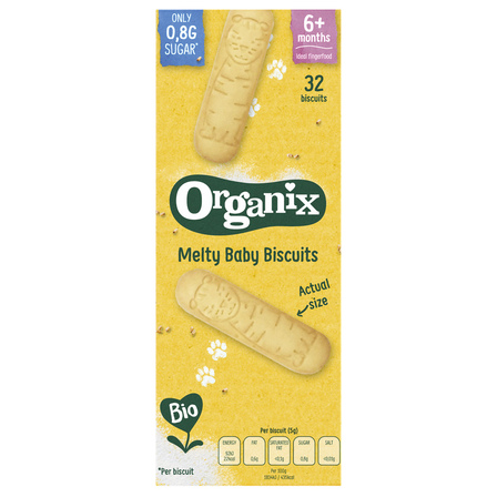 Organix Melty Baby Biscuits 6+ Mnd.