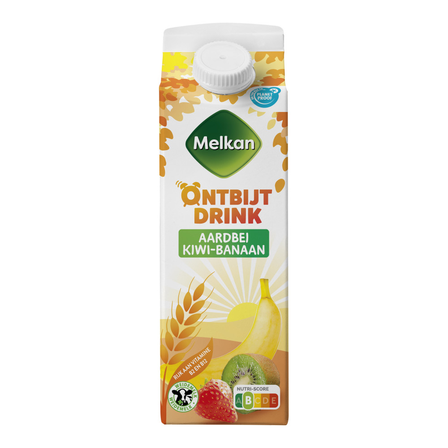 Melkan drinkontbijt aardbei/kiwi biologisch