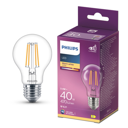 Philips LED bulb 40W E27 CL FD