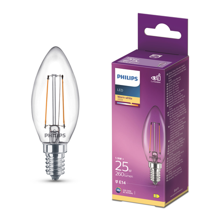 Philips LED kaars 25W E14 CL FD