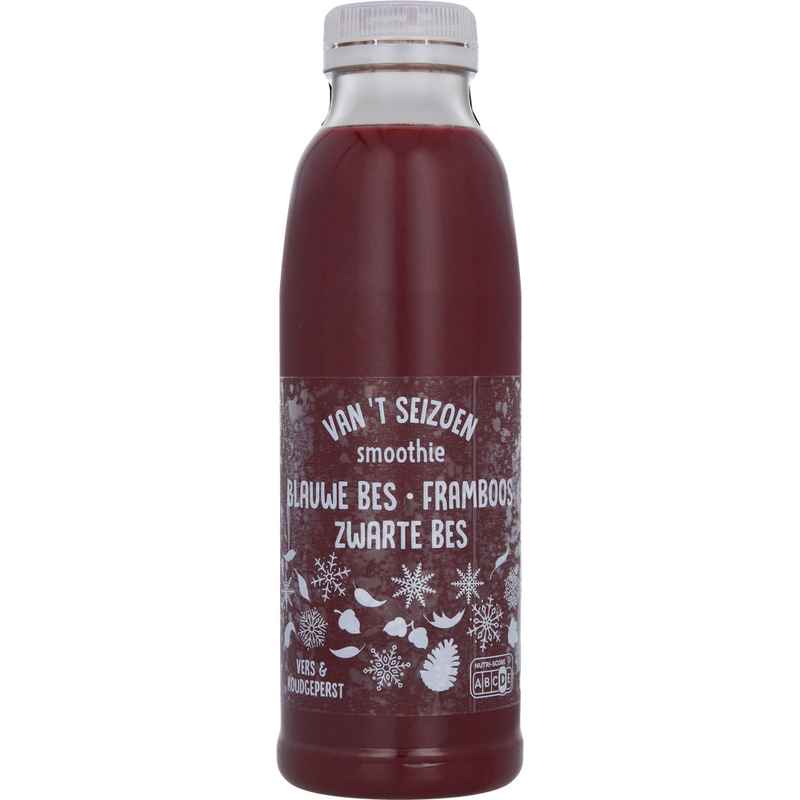 Smoothie blauwe bes-framboos-zwarte bes
