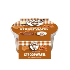 Oma's Hollandse stroopwafel met vanillemousse