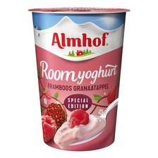 Almhof Roomyoghurt Framboos Granaatappel