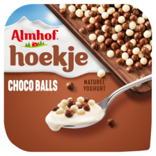 Almhof Hoekje Choco Balls Naturel Yoghurt 150 g