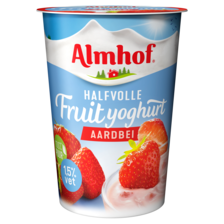 Almhof Halfvolle Yoghurt Aardbei Slechts 1,5% Vet
