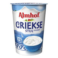 Almhof Griekse Stijl Yoghurt 10% Vet Naturel