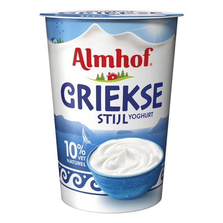 Almhof Griekse Stijl Yoghurt 10% Vet Naturel
