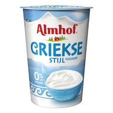Almhof Griekse Stijl Yoghurt 0% Vet Naturel